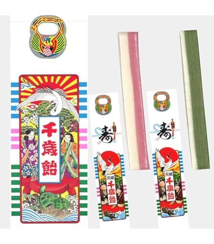 Amazon.co.jp: 七五三 千歳飴袋 7本用 50枚入り 艶あり(ミラー